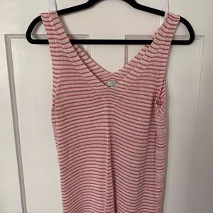 Nic and Zoe striped linen tank SMALL